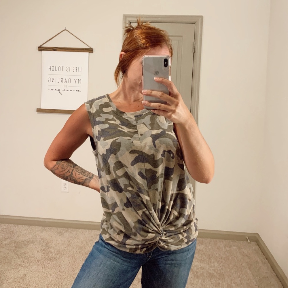 Camouflage Tank Top